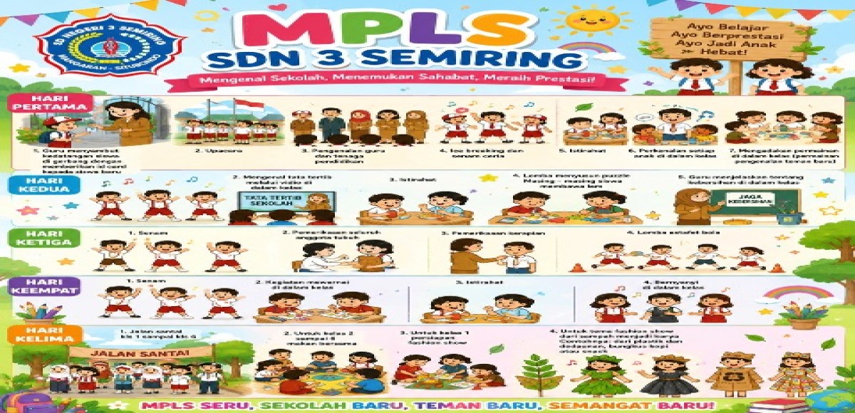 MPLS Tahun Pelajaran 2026/2027 SD Negeri 3 Semiring