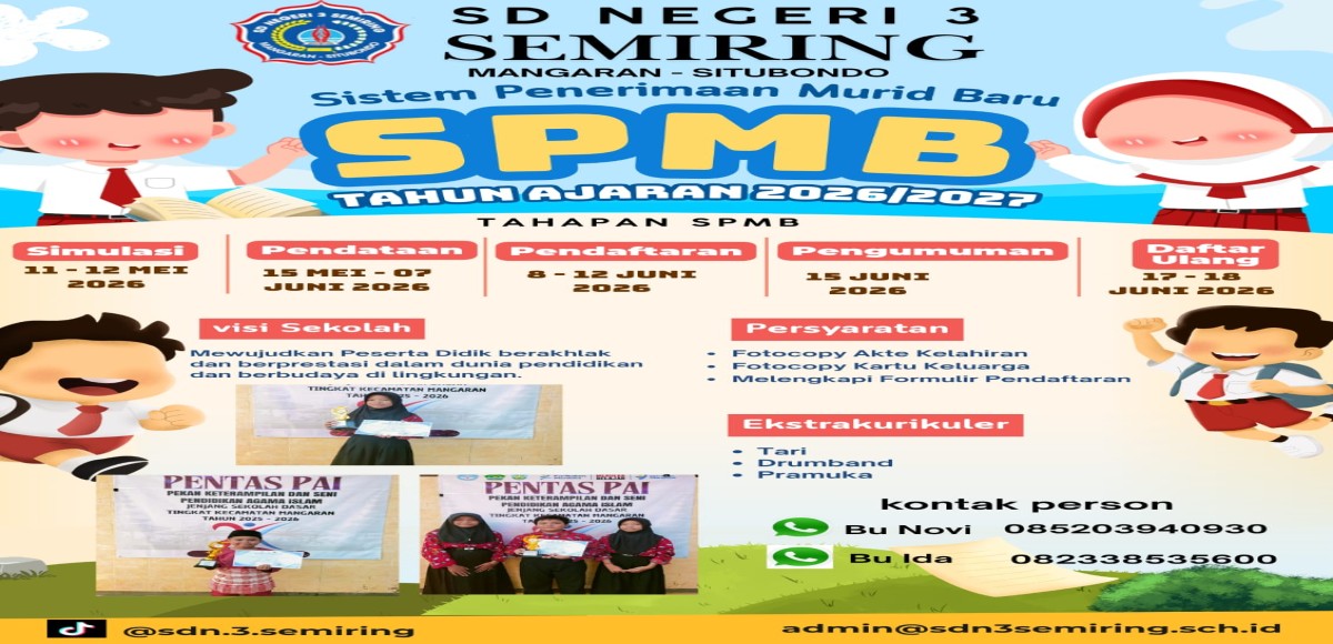 SPMB Tahun Pelajaran 2026/2027