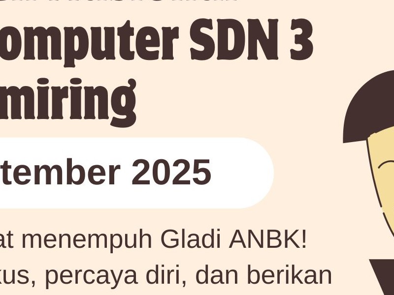 Pelaksanaan Gladi Bersih ANBK SD Negeri 3 Semiring 08 September 2025