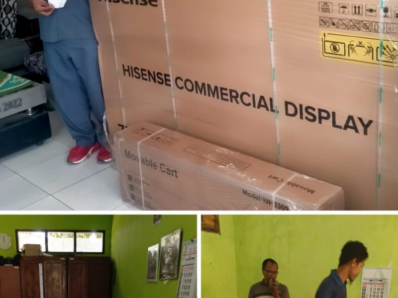 Kegiatan Pengiriman Sarana Digitalisasi Pembelajaran Di SD Negeri 3 Semiring
