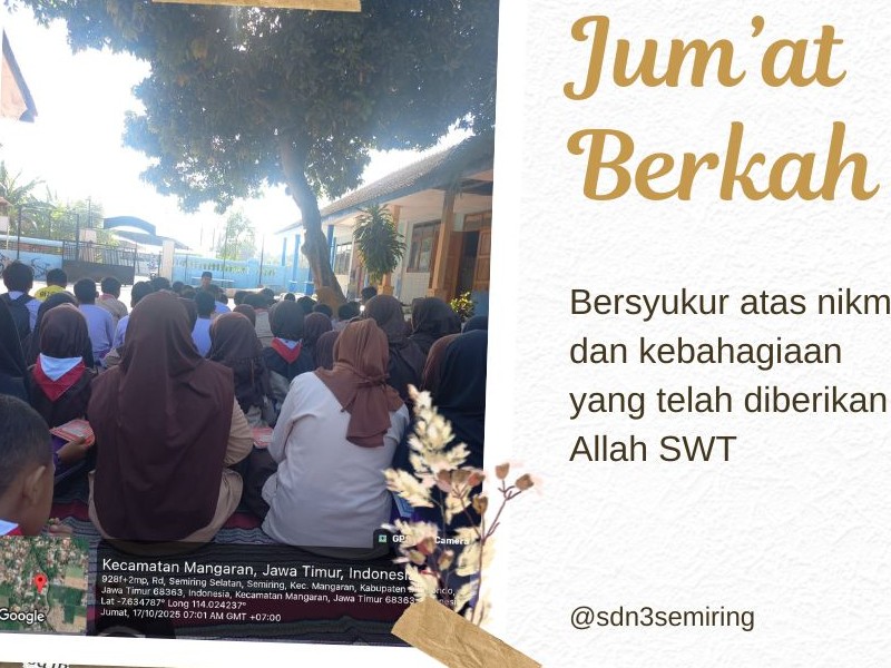 Manfaat Kegiatan Rutin Jumat Berkah di SDN 3 Semiring