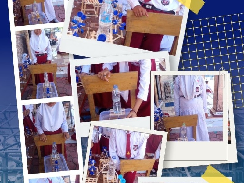 Uji Praktek Pembangkit Listrik Terbarukan Kinci Air SIswa Siswi Kelas 6 Sdn 3 Semiring Tahun Pelajaran 2025 / 2026