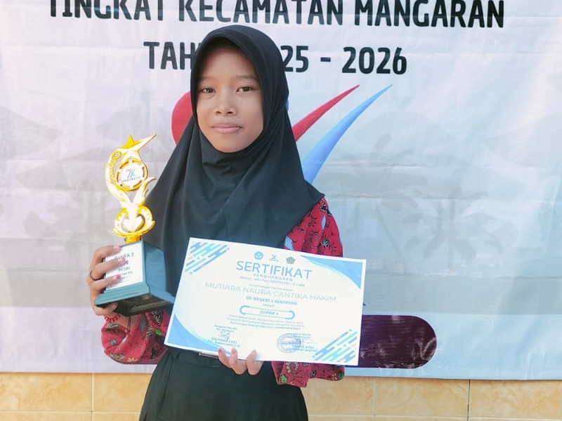 Juara 3 MTQ Kriteria Putri Lomba PAIS  Se- Kecamatan Mangaran Tahun 2025/2026