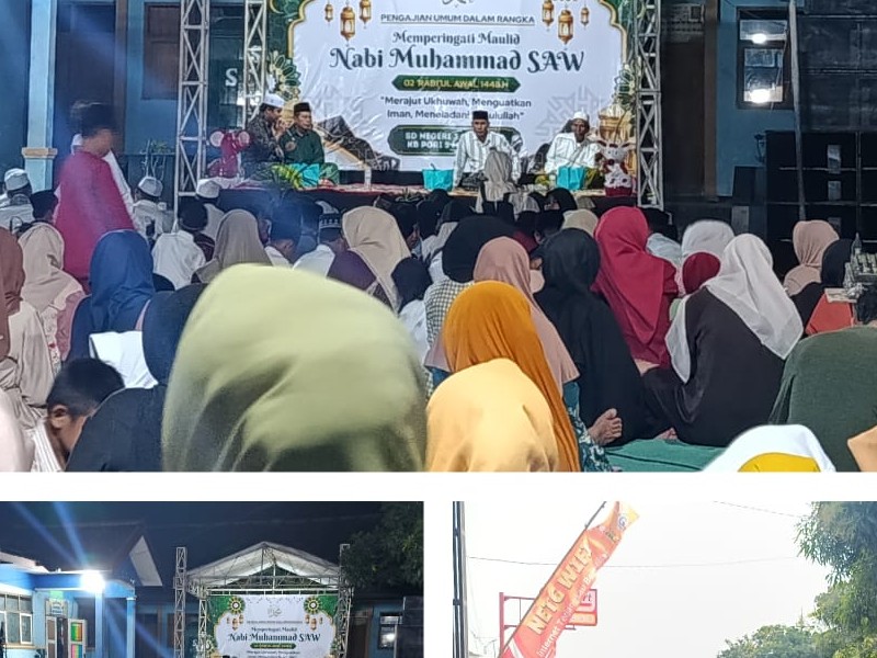 Kegiatan Maulid Nabi Muhammad SAW SD Negeri 3 Semiring