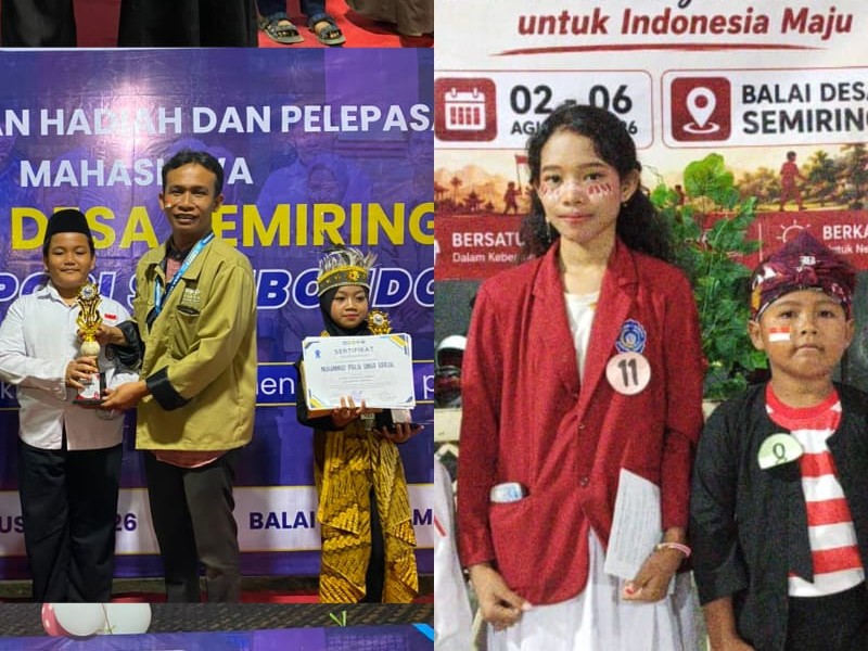 Juara Lomba Cerdas Cermat dan Puisi Tinggat Desa Semiring